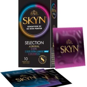 Skyn Selection "La sélection de 4 préservatifs pour varier les plaisirs."