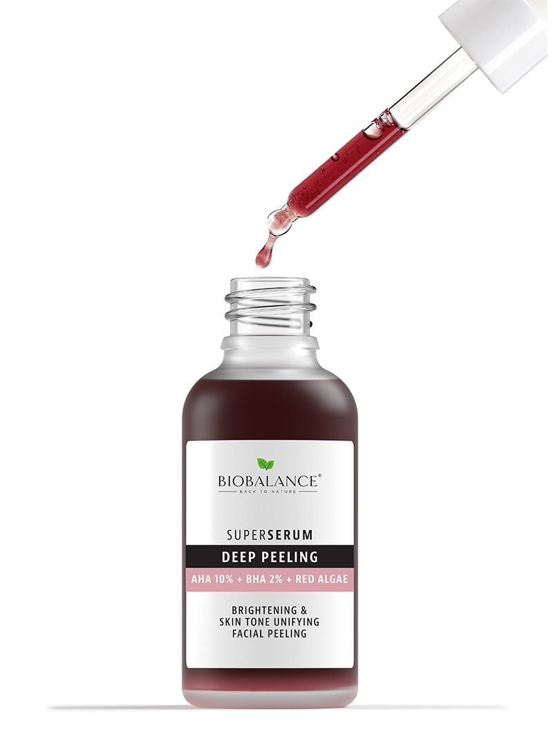 BIOBALANCE DEEP PEELING SUPER SERUM AHA 10% + BHA 2% + RED ALGAE – Image 3