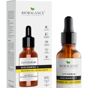 BIOBALANCE NIACINAMIDE-G SUPER SÉRUM NIACINAMIDE 15% + ACIDE GLYCOLIQUE 5%