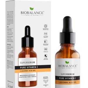BIOBALANCE VITAMINE C PURE SUPER SÉRUM À 10 % D'ACIDE L-ASCORBIQUE