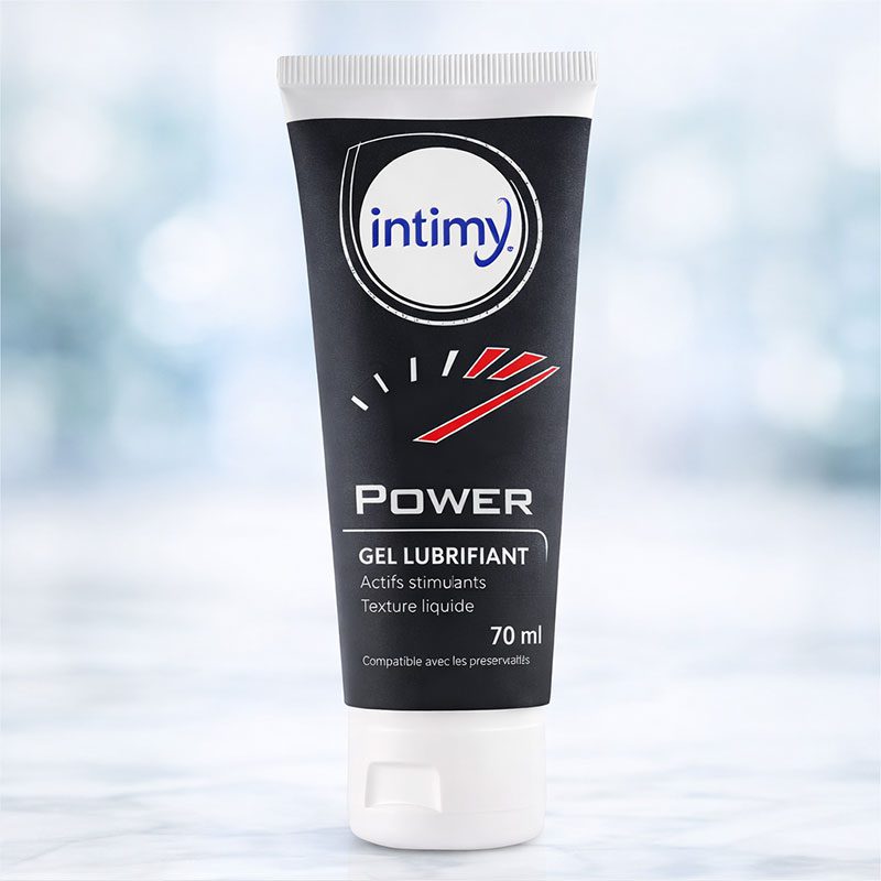 INTIMY Power – Gel Lubrifiant aux Actifs Stimulants (Texture Liquide) – Tube de 70 ml