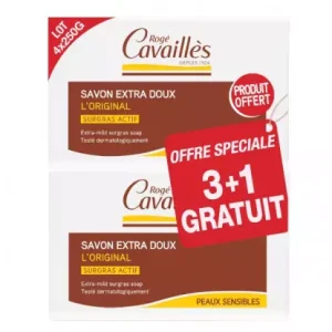Rogé Cavaillès Savon extra-doux L'Original 3+1