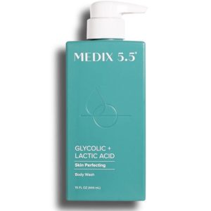 Medix 5.5 Body Scrub Skin Care Nettoyant exfoliant pour le corps à l'acide glycolique - 444 ml