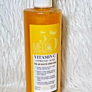 Medix 5.5 Vitamine C et à l'acide férulique, 1 000 ml | Crème de douche raffermissante et éclaircissante