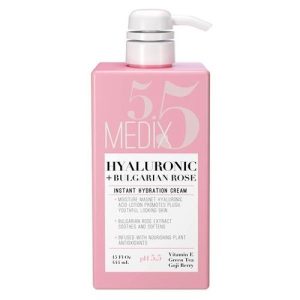 Medix5 5 Lotion hydratante à l'hyaluronique + rose bulgare – 444 ml | Vitamine E Crème Corporelle