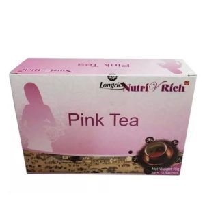 Longrich NutriRich Thé Rose (Pink Tea) – Boîte de 15 Sachets (45g)