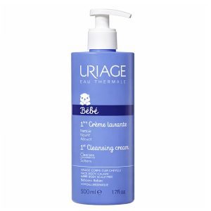Uriage Bébé 1ère Crème Lavante – Nettoie, Nourrit et Adoucit – Visage, Corps et Cuir Chevelu (500 ml)