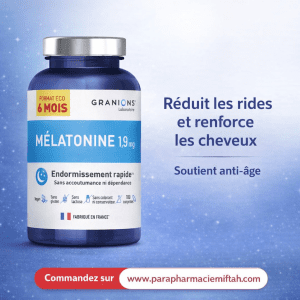 Granions Mélatonine 1,9 mg – Sommeil Rapide & Naturel