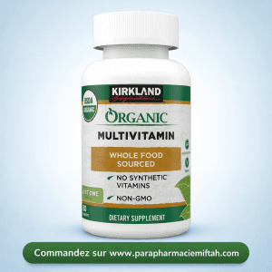 Kirkland Signature Multivitamines Bio – Complément Alimentaire Vegan 80 Comprimés