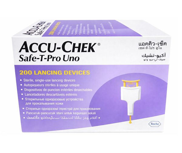 Dispositif de prélèvement sanguin Accu-Chek Safe-T-Pro Uno