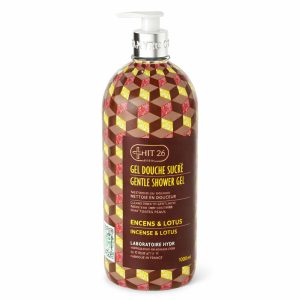 HT26 Gel Douche Sucré Encens & Lotus - Nettoie en Douceur - 1000ml