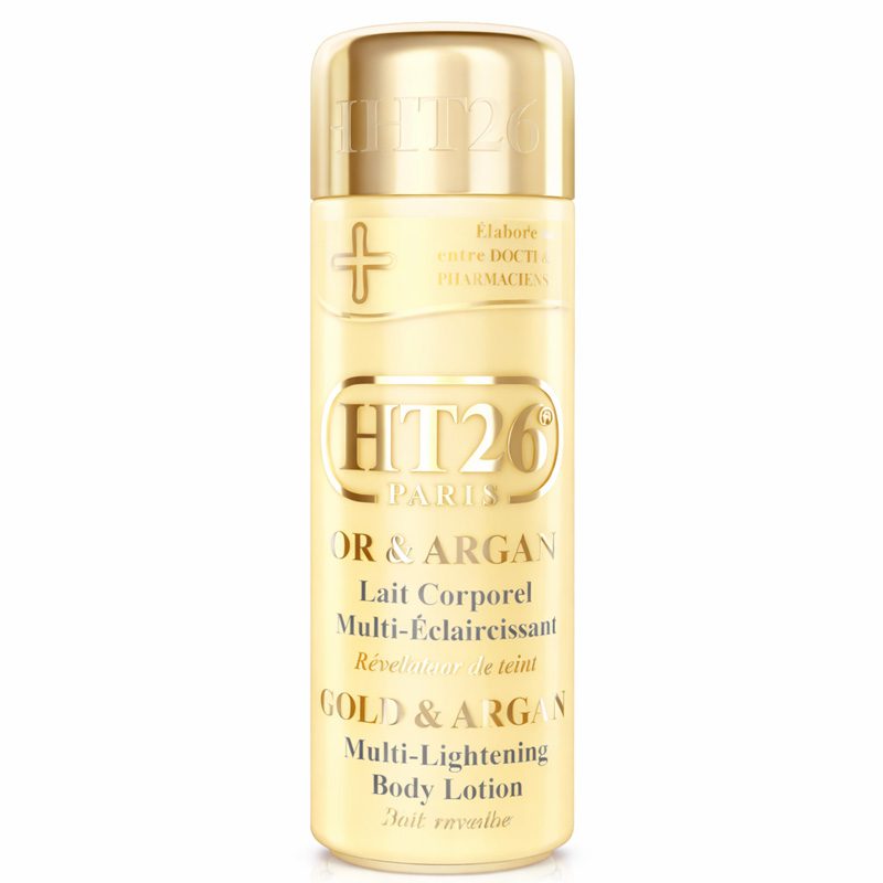HT26 Paris – OR & Argan Lait Corporel Multi‑Éclaircissant | Éclat & Hydratation Luxueuse