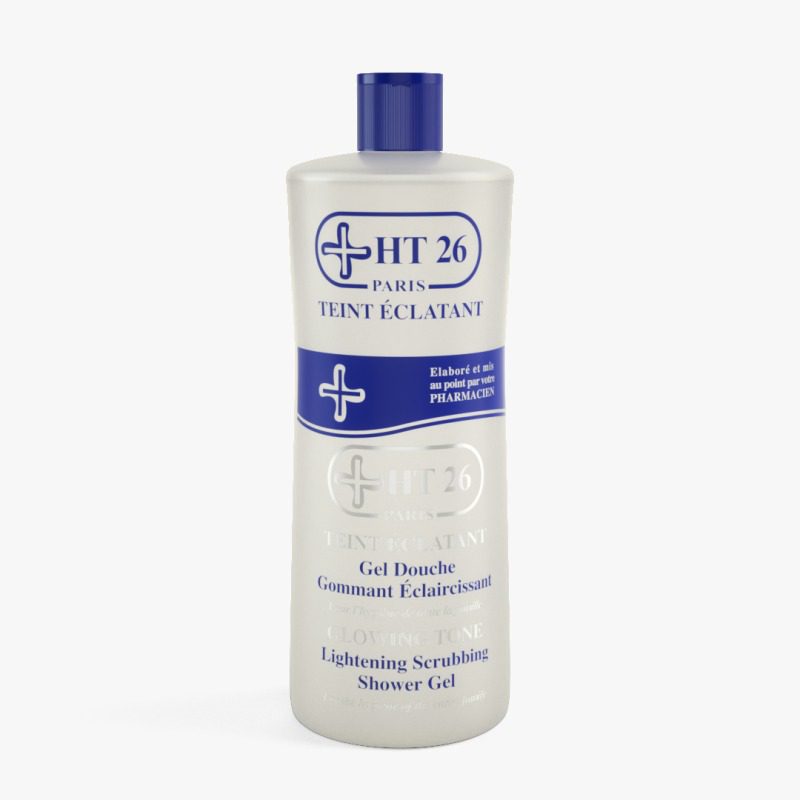 HT26 – Gel Douche Gommant Éclaircissant Teint Éclatant | Exfoliation & Luminosité