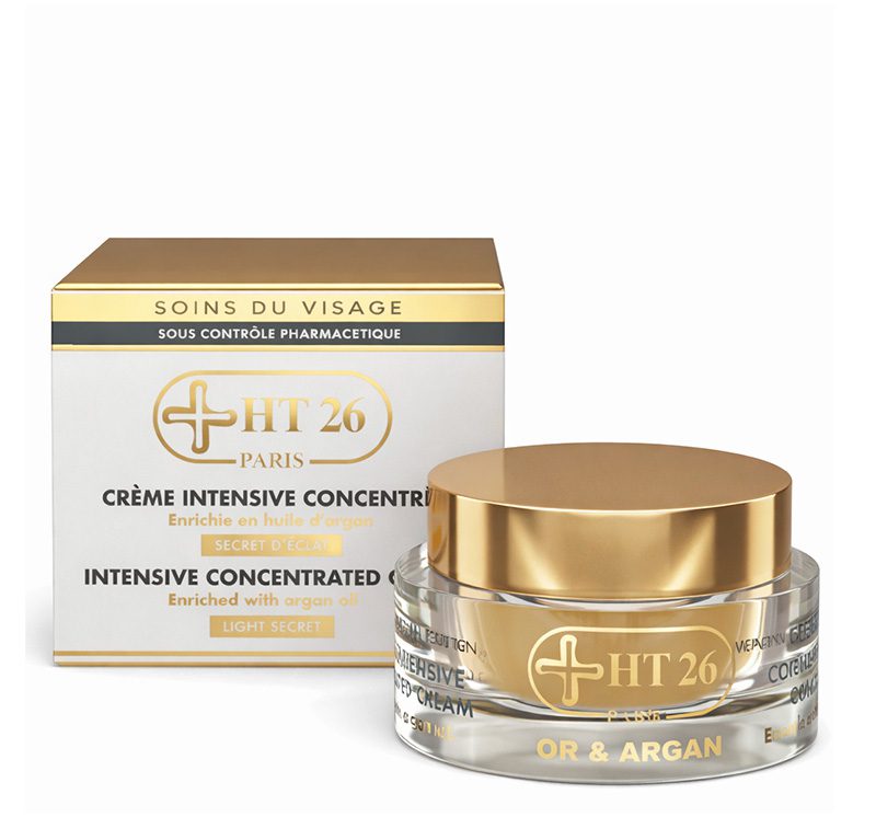 HT26 – Crème Intensive Concentrée OR & Argan | Secret d’Éclat