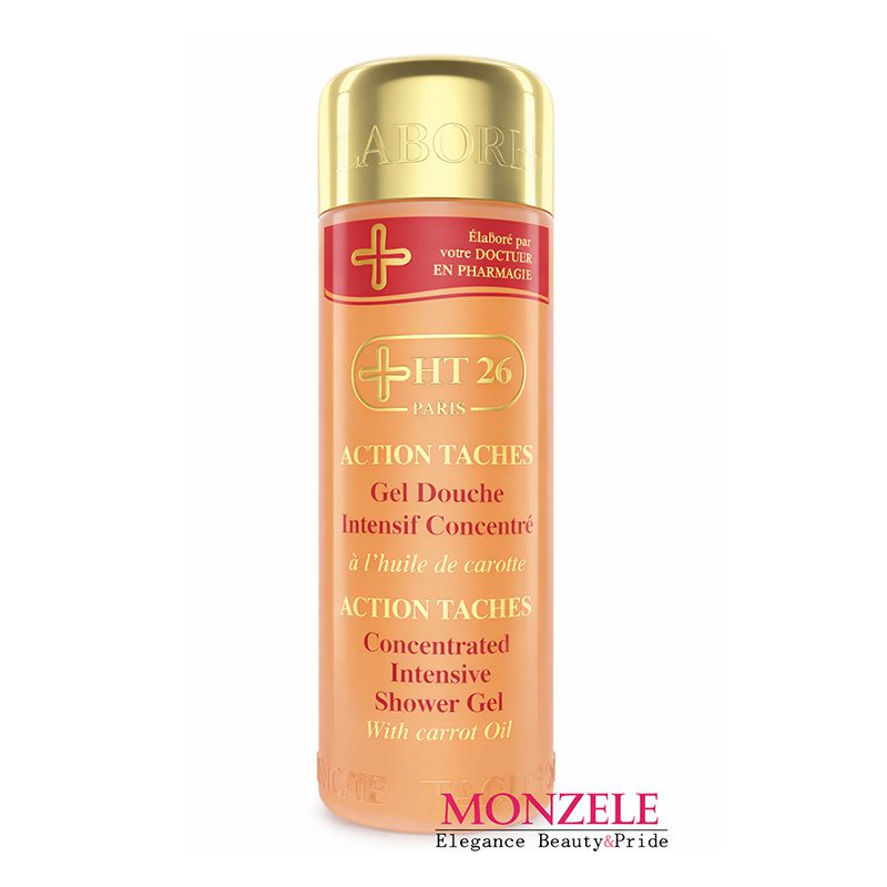 HT26 – Gel Douche Intensif Concentré Action Taches à l'Huile de Carotte