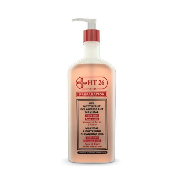 HT26 – Gel Nettoyant Éclaircissant Maximal Préparation (Visage et Corps)