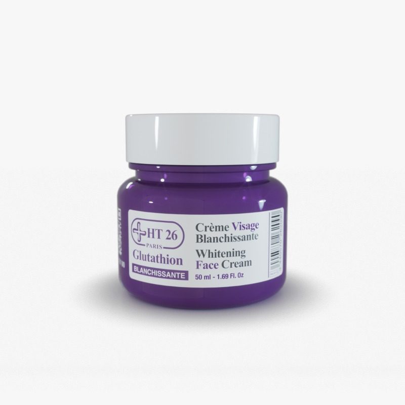 HT26 Paris – Glutathion Crème Visage Blanchissante | Éclat & Uniformité