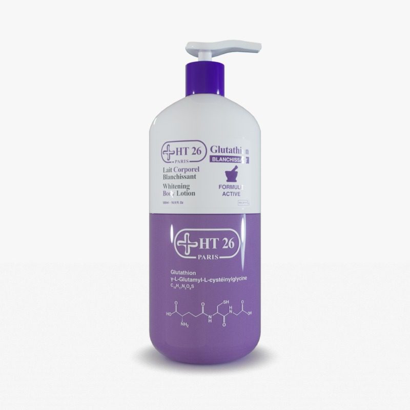 HT26 Paris – Glutathion Lait Corporel Blanchissant | Hydratation & Éclat