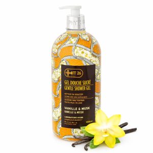 HT26 Gel Douche Sucré Vanille & Musc - Nettoie en Douceur - 1000ml