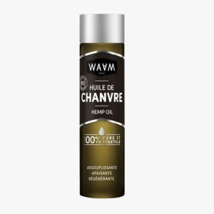 Huile de Chanvre Bio 100% Pure et Végétale – WAAM Paris