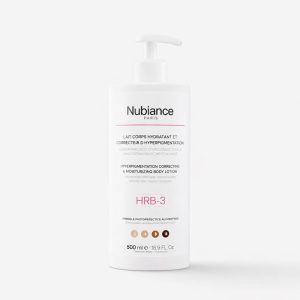 NUBIANCE HRB-3 – Lait Corps Hydratant et Correcteur d'Hyperpigmentation – 500ml