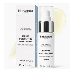 Nubiance Paris – Sérum Concentré Anti-Taches Visage (Unifiant & Correcteur) – 30ml