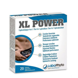 LaboPhyto XL POWER – L'aphrodisiaque 4 en 1 (20 Gélules)