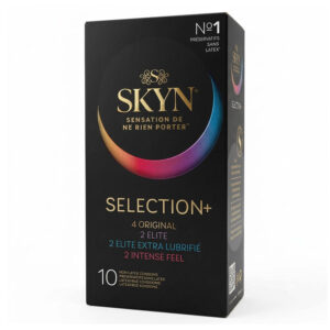 SKYN Sélection+ – Boîte de 10 Préservatifs Sans Latex