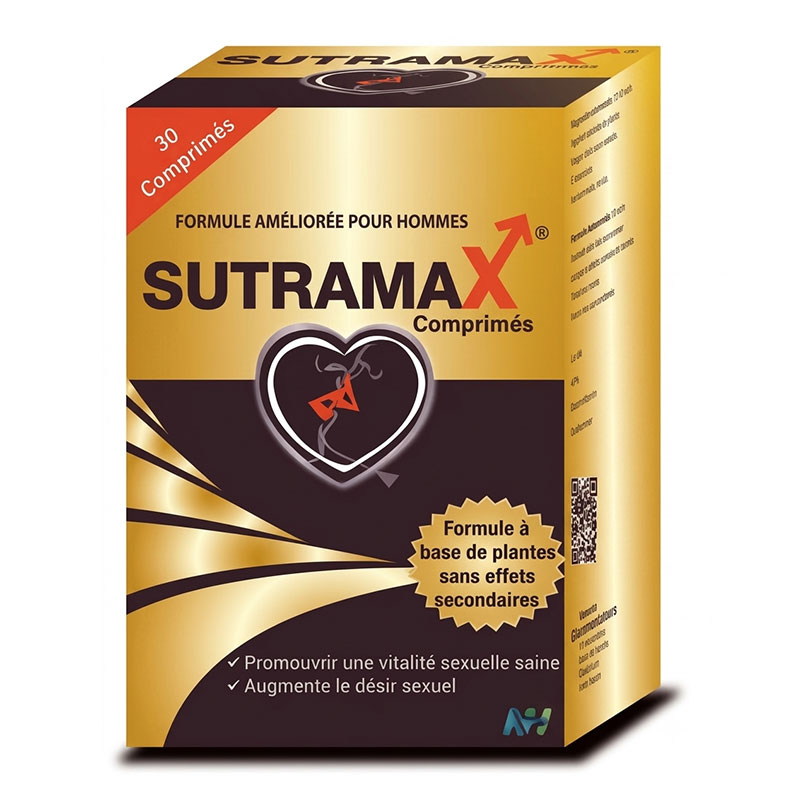 Sutramax® Formule Améliorée pour Hommes - Vitalité Masculine Naturelle - 30 Comprimés